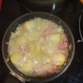 El cooksnap de Juanlu Muñoz cuando hizo Alcachofas con jamón y salsa.