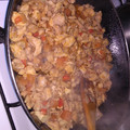 El cooksnap de Estefania 😊 cuando hizo Relleno para empanadas de pollo.