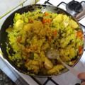 El cooksnap de Majo ❤️ cuando hizo Suprema c/Vegetales y arroz.