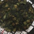 El cooksnap de Mari Cordoba cuando hizo Tortilla de papa y acelga.