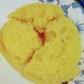 ☆megrim☆'s cooksnap of when they made レンジで蒸しパン　小麦粉　幼児食　野菜.