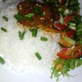 Deezah Sulaiman Omar's cooksnap of when they made Rice and stew with salat.