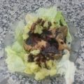 El cooksnap de Carlos Jimenez cuando hizo Chuleta de cerdo en salsa de vino tinto.