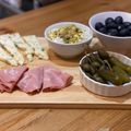 El cooksnap de Victoria cuando hizo Tabla antipasti.