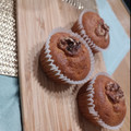 El cooksnap de Geraldine Buedo Bath cuando hizo Muffins de plátano y nutella🍌🍫.