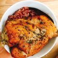 Cooksnap của Hoa Lương khi họ làm theo món Cơm gạo lức + gà áp chảo & bí luộc (eatclean)