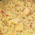 El cooksnap de Angel Palavecino cuando hizo Arroz amarillo con pollo.