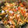 Cooksnap de Fábio Sousa quando cozinhou Salada de Delicias do Mar e Massa - rápida e simples para dias de neura.