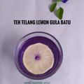 Cooksnap dari yanti sutanto untuk resep Teh Telang Lemon Gula Batu
