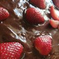 صورة من روح الورد 😍، شاركها بعد تجربة وصفة كيك بالنوتيلا والفراوله 😍🍓
