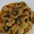 El cooksnap de regapel cuando hizo Pollo con champiñón a la naranja.