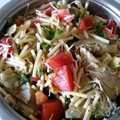 El cooksnap de Carmeta cuando hizo Pasta Mediterránea.