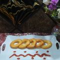 کوک اسنپ Reyhane. K بعد از امتحان کردن چیپس سیب زمینی حلقه ای.