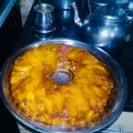 El cooksnap de Gabriela Girscht cuando hizo Torta invertida de peras.