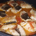 El cooksnap de beatrizcuycoll cuando hizo Cazuela de bacalao fresco con cebolla, tomate y vino tinto.