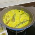 Cooksnap Inaz Sa’ad semasa beliau membuat Gulai Lemak Ikan Kembung dan Terung #Perak #RayaHiteaPertama.