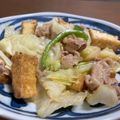 ☆GSSQHY☆'s cooksnap of when they made 春キャベツと豚薄切り肉と厚揚げの味噌炒め.