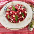 Cooksnap από mgiannok στη συνταγή Σπαγγέτι με κρεμώδη σάλτσα παντζαριού