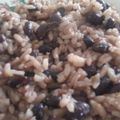 El cooksnap de Gisela Barraza cuando hizo Gallo pinto de Costa Rica.