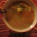El cooksnap de Olga Larrosa cuando hizo Sopa de Verduras.