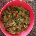 El cooksnap de Auro maidana cuando hizo Sándwich Vegetariano con Zapallito.