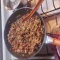 El cooksnap de Alicia Otazu cuando hizo RELLENO DE CARNE PARA 24 EMPANADAS JUGOSASS😍😊👏.