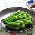 晶晶 的 水煮秋葵 cooksnap