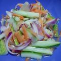 Cooksnap Azemah semasa beliau membuat Acar timun.