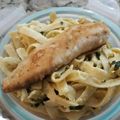 El cooksnap de Magda Pacheco cuando hizo Filete de Tilapia sobre Espaguetis a la Parmesana.