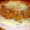 Kósa Istvánné Cooksnap-ja, amikor elkészítette a(z) Bolognai spagetti receptet.