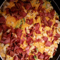 mister mom's cooksnap of when they made Chicken Broccoli- Mac and Cheese with Bacon.