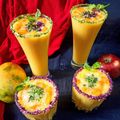 Madhvi Dwivedi का कुकस्नैप जब उन्होंने मैंगो बनाना स्मूदी(Mango banana smoothie recipe in hindi) बनाया था।