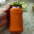 El cooksnap de Laura Pisoni cuando hizo Paté de morrón.