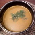El cooksnap de Cony Serrano cuando hizo Crema de calabacín.