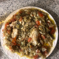 El cooksnap de Raquel cuando hizo Merluza con tomate y orégano (Lékué).