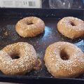 El cooksnap de Edith Arguello cuando hizo Bagels integrales.