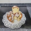 El cooksnap de juani Gernika cuando hizo Pastel Brioche con pepitas de chocolate, sin gluten.