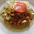 El cooksnap de Bibi García cuando hizo Tacos Sorpresa de Coliflor.