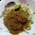 Cooksnap Liana Nick semasa beliau membuat Laksa Johor.