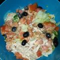 El cooksnap de cocina cuando hizo Ensalada de Pollo.