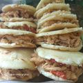 El cooksnap de Mariana Luján cuando hizo Arepas rellenas de pollo y vegetales.