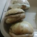 El cooksnap de Paulina Valenzuela cuando hizo Berlines al horno con manjar.