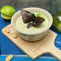 il Paola Catalano quando ha preparato Salsa allo yogurt, basilico e mandorle