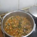 El cooksnap de Laura Lopez Dopazo cuando hizo Guiso rápido de garbanzos con acelgas.
