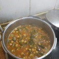 El cooksnap de Laura Lopez Dopazo cuando hizo Guiso rápido de garbanzos con acelgas.