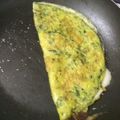 El cooksnap de Deby cuando hizo Omelette de espinaca 🥬.
