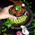 Indrani chatterjee's cooksnap of when they made কালো মুরগির মাংস(কাডক নাথ) (kalo moorgir mangsho recipe in bengali).