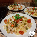 El cooksnap de SuperDesyLaChef cuando hizo Ensalada de pasta (lazos)🍝.