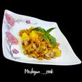 کوک اسنپ Mozhgan Azhir بعد از امتحان کردن خوراک مرغ و قارچ و سیب زمینی.