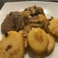 El cooksnap de Emanuel cuando hizo Peceto al champiñón con papas a la cacerola!!.